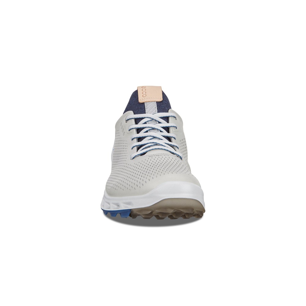 ECCO Mens Golf Shoes White - Biom Cool Pro - UPQ-341807